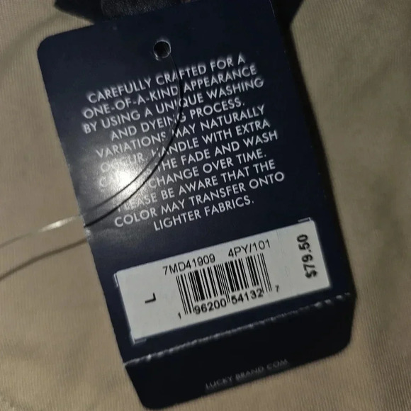 Lucky Brand Washed And Worn Style Soft Button Down Shirt - Picture 5 of 6